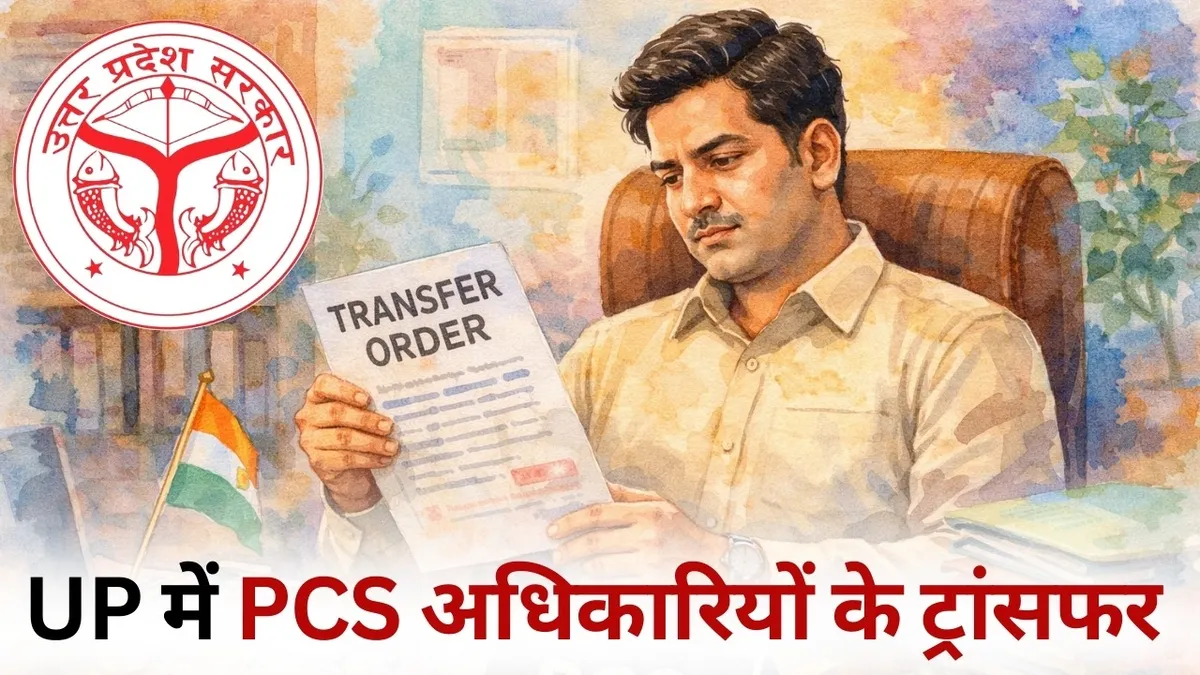 लखनऊ : यूपी में 41 PCS अफसरों के हुए तबादले, कई सिटी मजिस्ट्रेट भी बदले