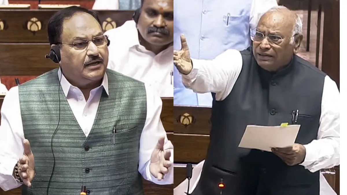 पेपर लीक बिल पर खरगे का केंद्र पर वार, जेपी नड्डा ने भी जमकर सुनाया
